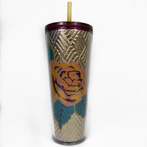 Starbucks 2020 Fall Quilted Rose Tumbler